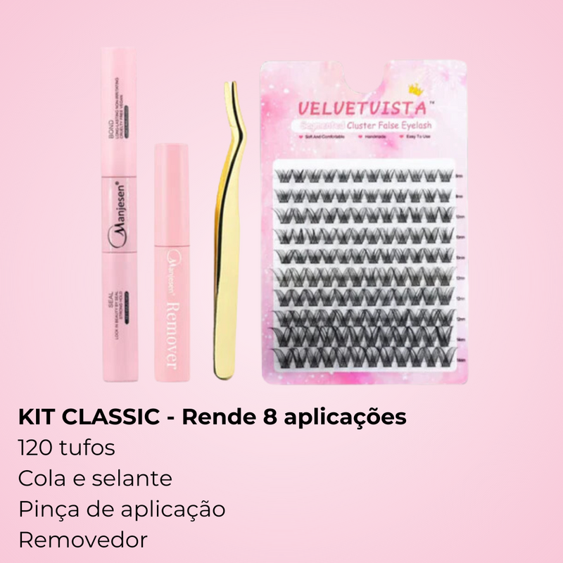 Extensão de Cílios em Casa - GlamLash