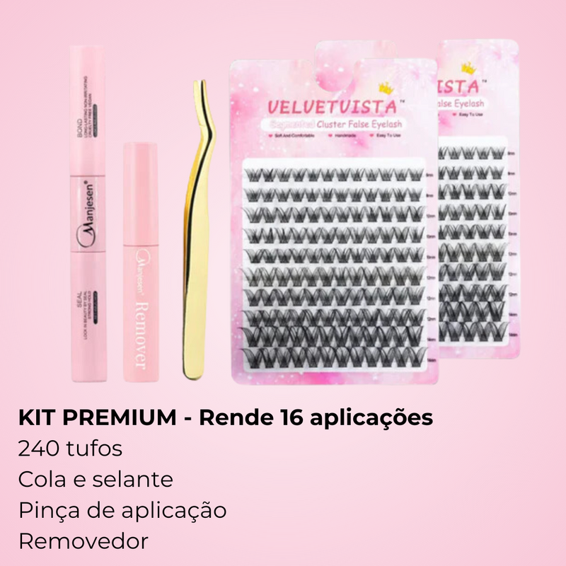 Extensão de Cílios em Casa - GlamLash