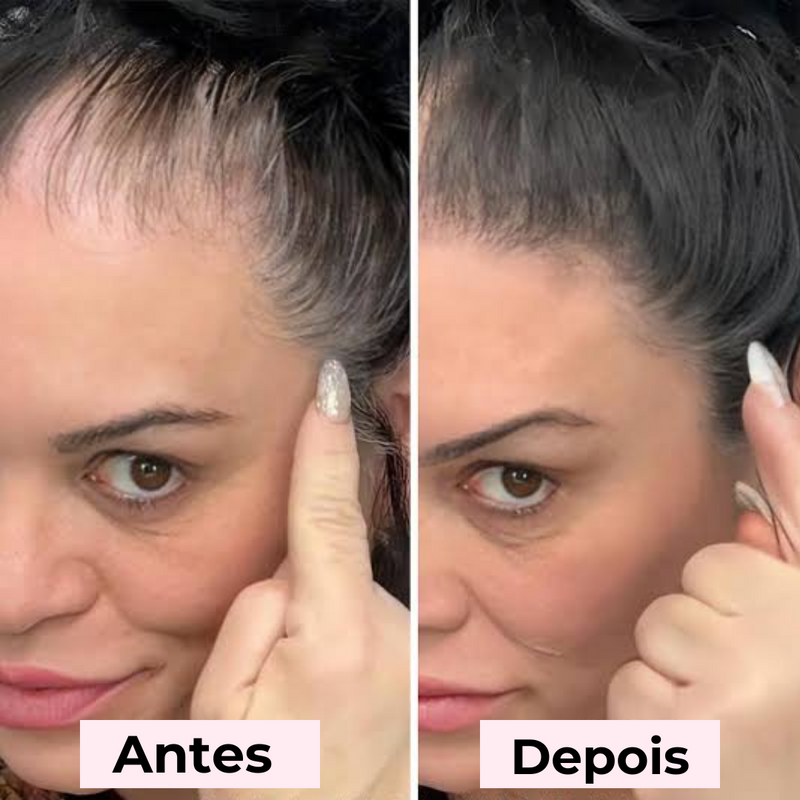 Maquiagem Capilar para Cobertura de Falhas e Cabelos Brancos - HairMake