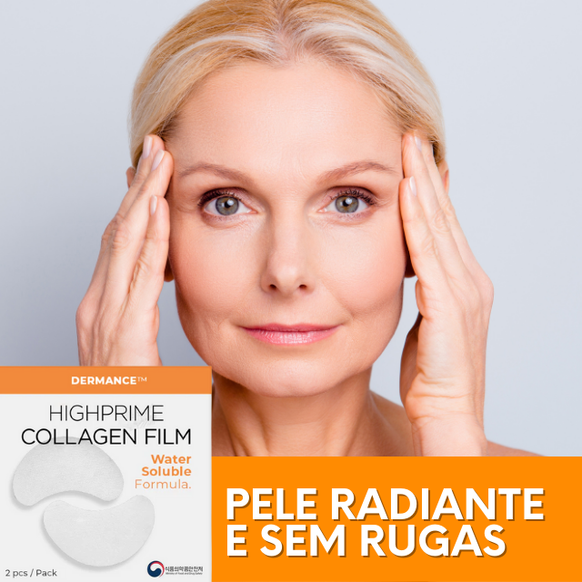 Colágeno Solúvel Antirrugas e Marcas de Expressão - CollagenFilm